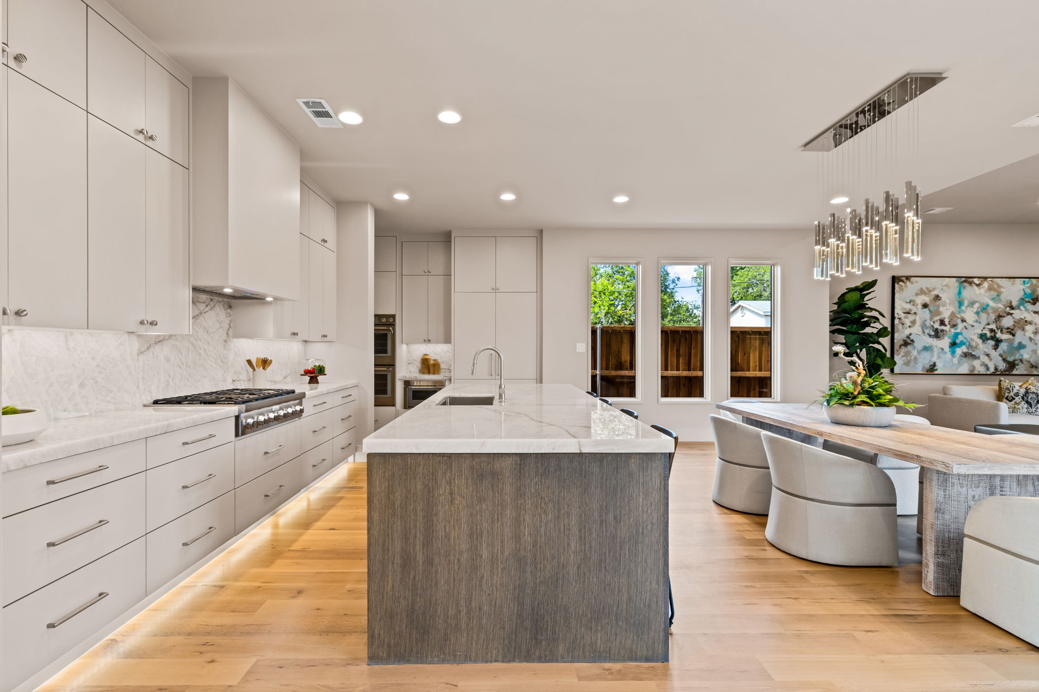Bird Street Development - Luxury kitchen with marble island
